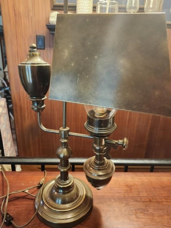 Vintage Metal Student Lamp