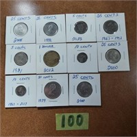 Canada 32 Coins (Various)