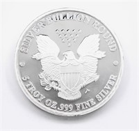 5 Troy OZ .999 Fine Silver Bullion Round