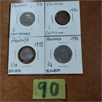 4 Panama coins