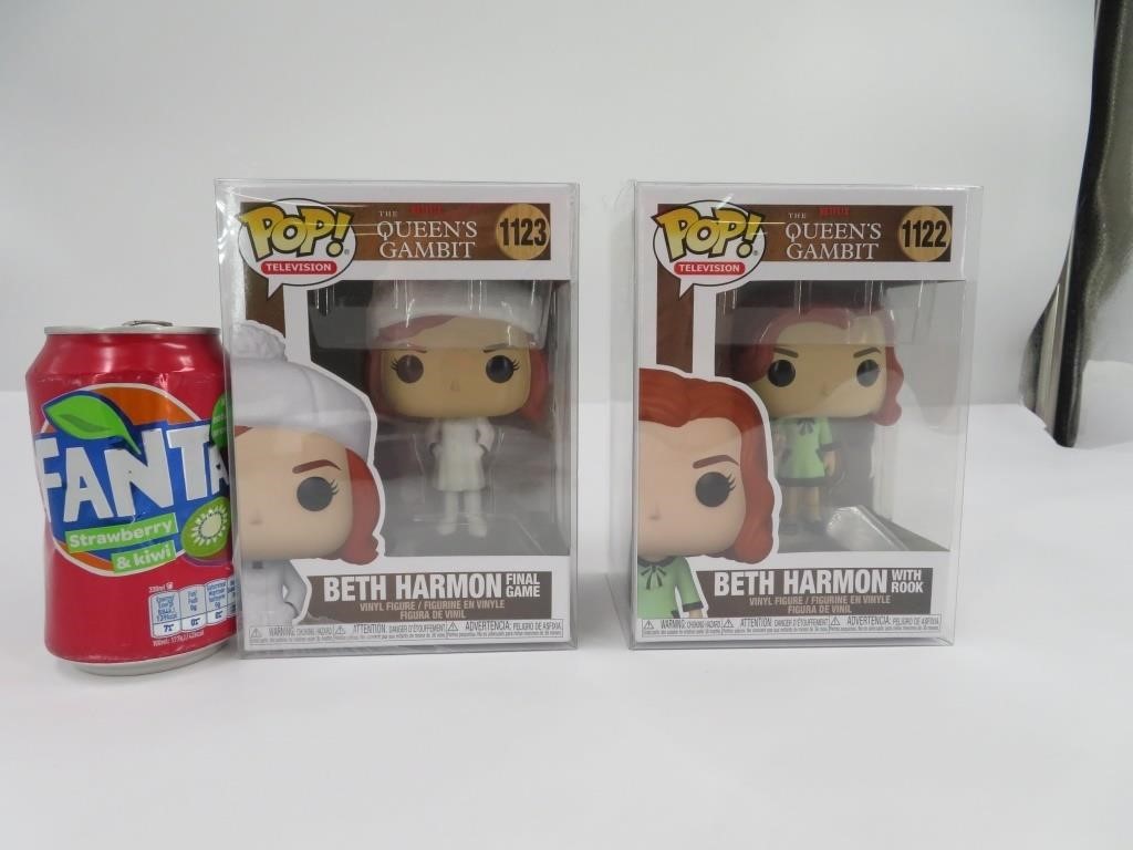 2 figurines Funko Pop, Queen's Gambit