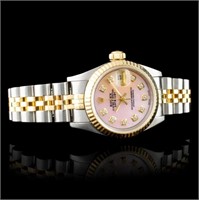 Diamond Ladies Rolex DateJust Watch