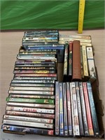 Movies DVDs and books