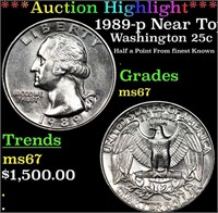 ***Auction Highlight*** 1989-p Washington Quarter