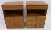 Pair Mid Century Modern Style Stands