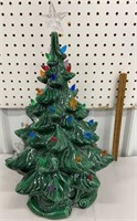 Atlantic mold ceramic Christmas tree circa 1974 -