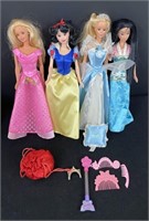 Barbie Dolls-Princess/Snow White/Sleeping//Mulan