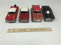 4 Die Cast Model Cars