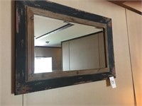 Distressed Wood Framed Mirror ( 24" x 36")