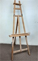 Chevalet d'artiste ajustable/pliant en bois -