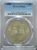 1888 Morgan PCGS MS64