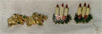 (2) Pairs Christmas Earrings: Christmas Tree