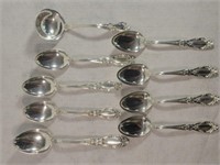 (9) Pieces Sterling Silver