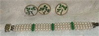 (3) Vtg. Gold Tone Authentic 3-Leaf Shamrock