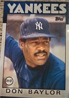 1986 Topps #765 Don Baylor Card