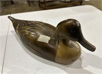 Tom Taber Carved Duck Decoy