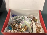 Large lot of assorted costume jewelry and