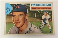 1956 Topps Jack Crimian #319