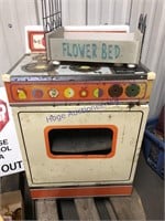 CHILD'S PLAY STOVE(ROUGH), FLOWER BED PLANTER