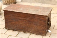 Old Wooden Chest with Beckets