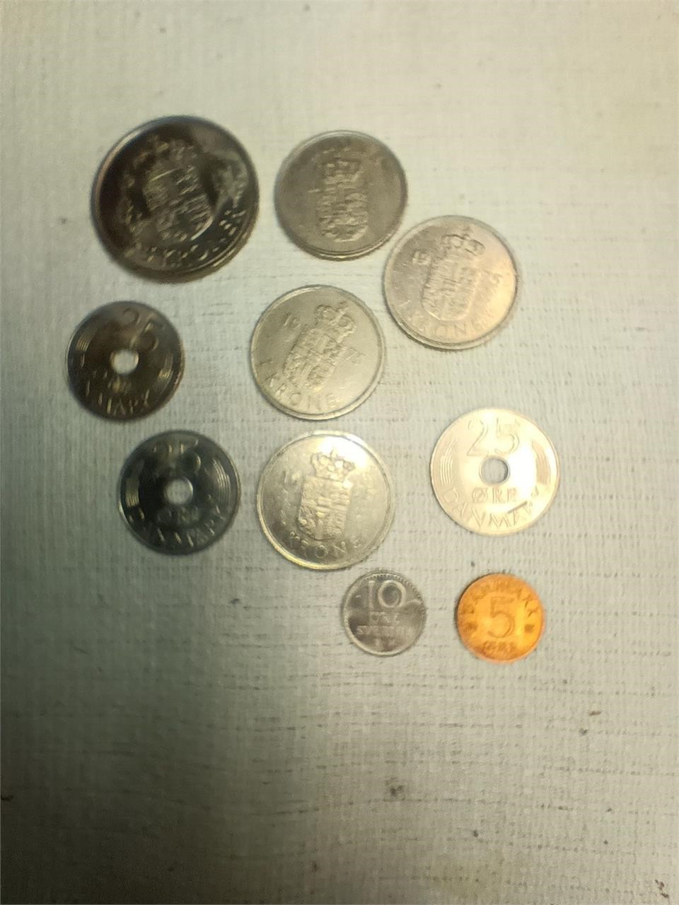 Coins of Denmark lot