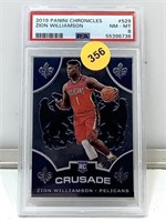 Psa 8 2019 Panini Chronicles Zion Williamson #529