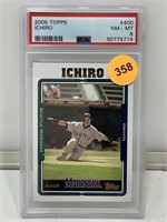 Psa 8 2005 Topps Ichiro #400 Cased & Graded