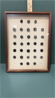 Antique Buttons-framed