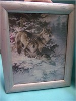 8 x 10 Framed Wolf Picture