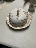 Antique butter dish