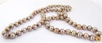 28" Strand of Champagne Pearls