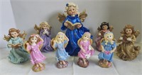 Resin Angel Figures, Painted by JolAnn Hill