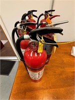 (7) Various Sized Fire Extinguishers