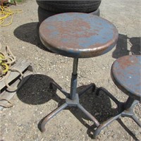 METAL SHOP STOOL