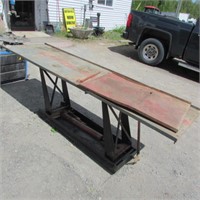 HYD MOTORCYCLE MECHANICS LIFT, 90" X 26 1/2" TABLE