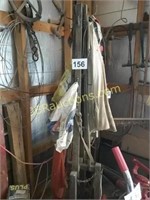 ANTIQUE HAT/COAT RACK & CONTENTS