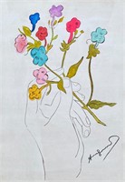 Andy Warhol  Flowers  Replica Reprint