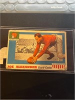 1955 Topps Football Joe Alexander NFL CARD