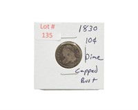 1830 Capped Bust Dime