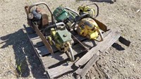 (5) Vintage Chain Saws