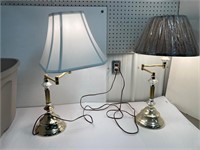 Pair of lamps that pivot   Both work