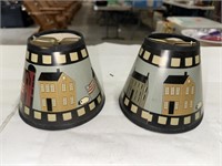 2-SMALL LAMP GLOBES