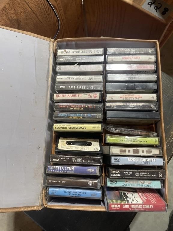 Cassette tapes and case
