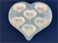 Stoneware Heart muffin pan, New