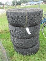 1234) 4 tires LT285/65R18 Back Country