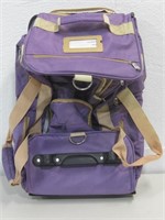 16"x 11"x 11" Purple Luggage Bag