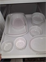 CORNING WARE WHITE DISHES