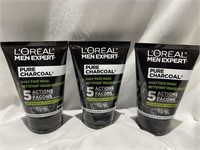 3- L’Oreal Men’s Expert Charcoal Face Wash