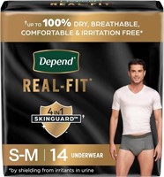Depend Real Fit Incontinence Underwear for Men,