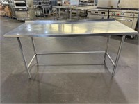 72” x 30” Stainless Steel Table